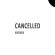 Клише штампа "Cancelled" (чёрное - среднее)